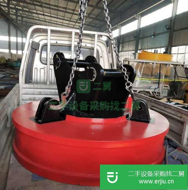 出售二手強磁電磁吸盤,0.7-2.1米定制鏟車挖機裝載機龍門吊吸盤