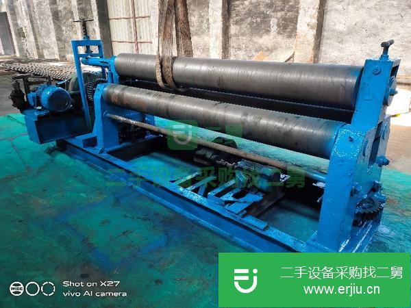 出售二手實心圓鋼W11-16*2500機械自動卷板機一臺