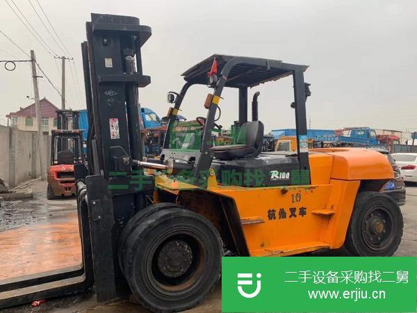 轉(zhuǎn)讓九成新10噸的二手叉車