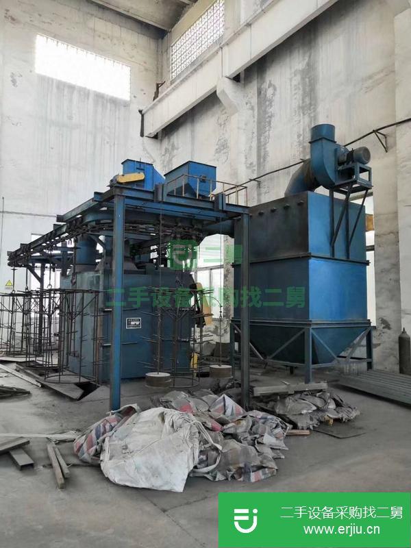 轉(zhuǎn)讓懸鏈通過式拋丸機。