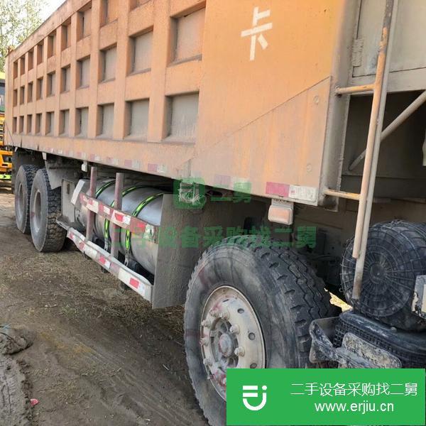 轉讓二手燒天然氣8米6自卸車 汽貿處理二手德龍國五翻斗車