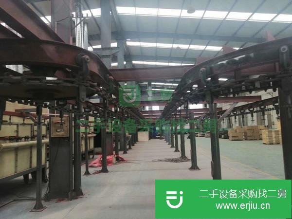 轉讓二手的160米懸掛鏈噴涂流水線