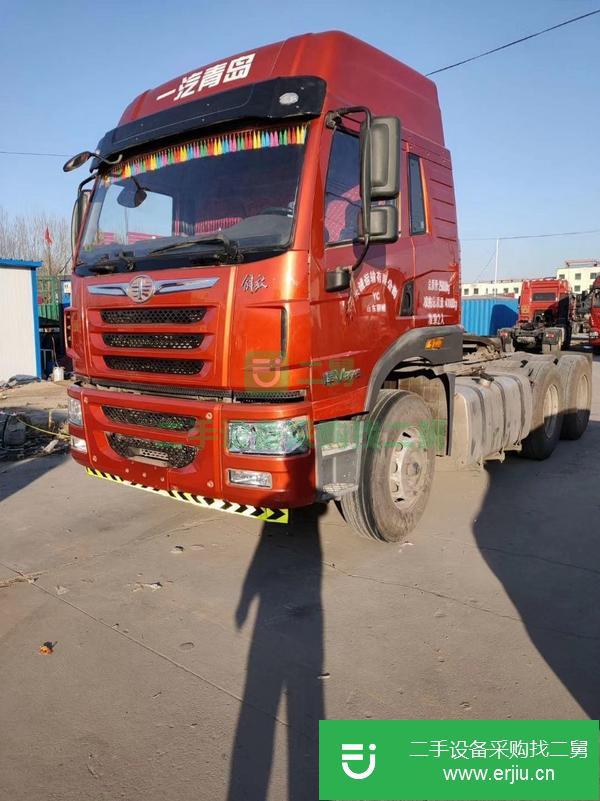 出售二手牽引車 雙驅牽引車 德龍 歐曼 解放 豪沃 包過戶 可分期 等
