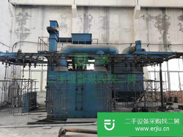 轉(zhuǎn)讓懸鏈通過式拋丸機。