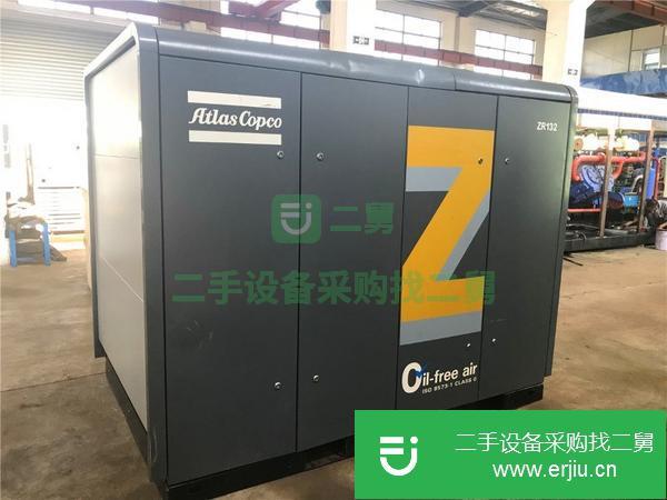 轉(zhuǎn)讓二手阿特拉斯無(wú)油空壓機(jī)ZR132成色新