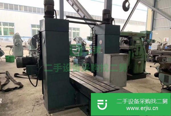 轉讓二手上海齒典ZHX-W1-500C雙面臥式銑床