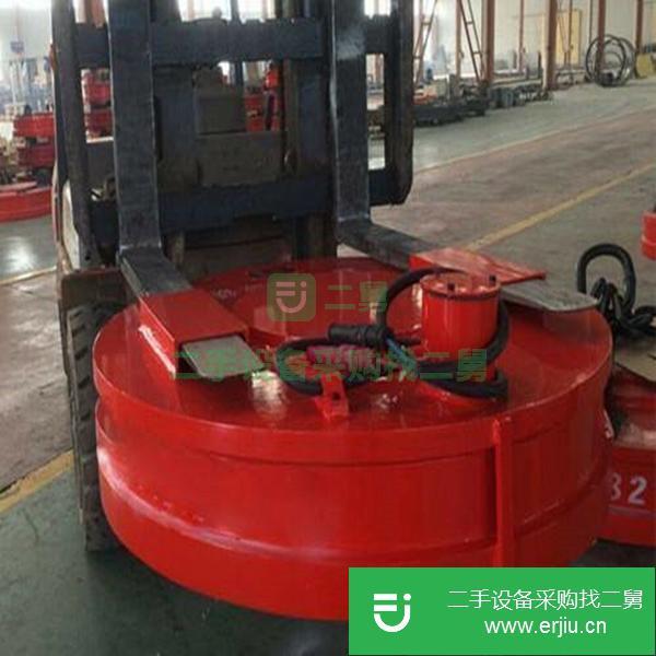 出售二手強磁電磁吸盤,0.7-2.1米定制鏟車挖機裝載機龍門吊吸盤