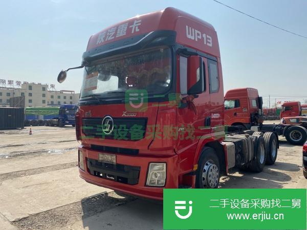 出售二手牽引車陜汽德龍X3000國五拖頭二手德龍濰柴可分期