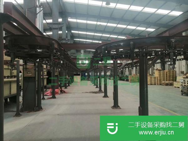 轉讓二手的160米懸掛鏈噴涂流水線