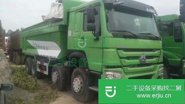轉讓一批二手陜汽德龍歐曼豪沃后八輪前四后八自卸車無事故