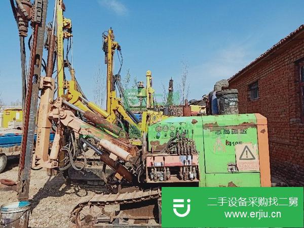 轉讓志高410E潛孔鉆機二手空壓機