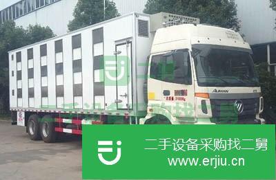 處理二手的國五福田前四后八雛禽運輸車