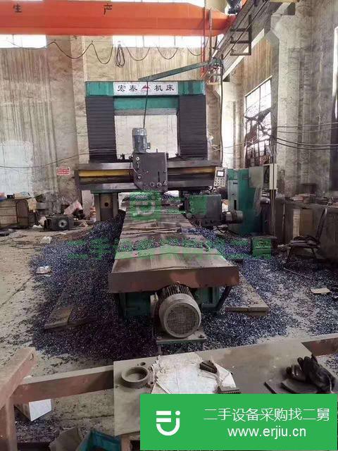 處理二手抵賬機宏泰1.2x4米龍門銑床二手龍門銑床