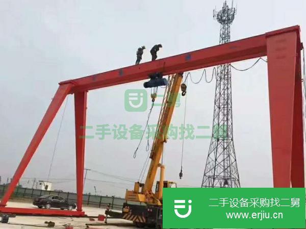 轉讓二手的生產水泥房專用32噸跨度22米龍門吊,包廂龍門、花架龍門等起重機