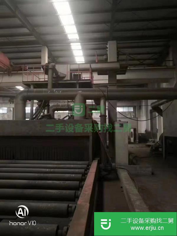 出售9成新Q6935-10大型通過式拋丸機。