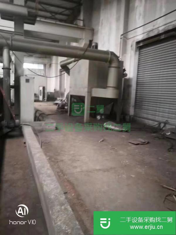 出售9成新Q6935-10大型通過式拋丸機。