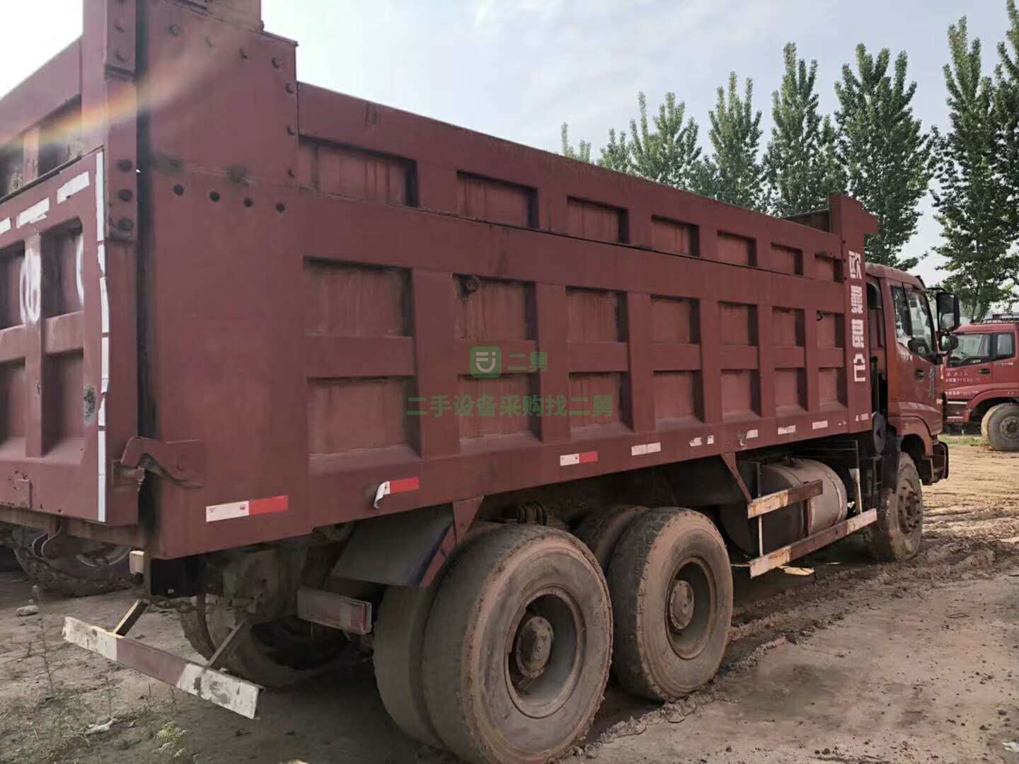 無手續大箱6米13年歐曼自卸車出售國三排放
