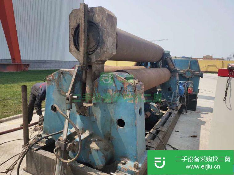 轉(zhuǎn)讓二手鄂重卷管機(jī) 卷板機(jī)45*2500卷管機(jī)，減速機(jī)雙輸出