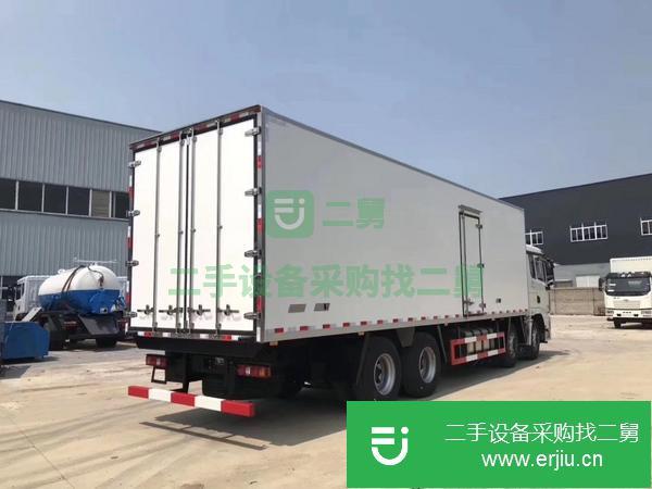 轉讓9米6陜汽德龍前四后八冷藏車可分期全國售后