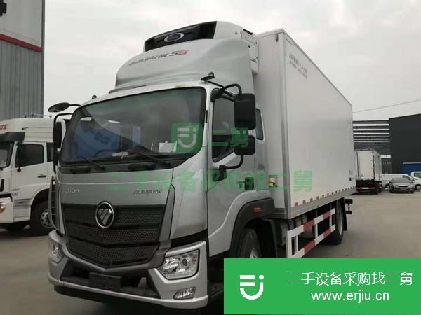 6米6福田歐馬可S5黃牌水餃蛋糕鮮肉運(yùn)輸冷藏車(chē)出售
