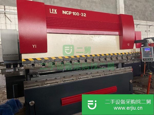 轉讓梁發記100tx3200電液伺服數控折彎剪板機