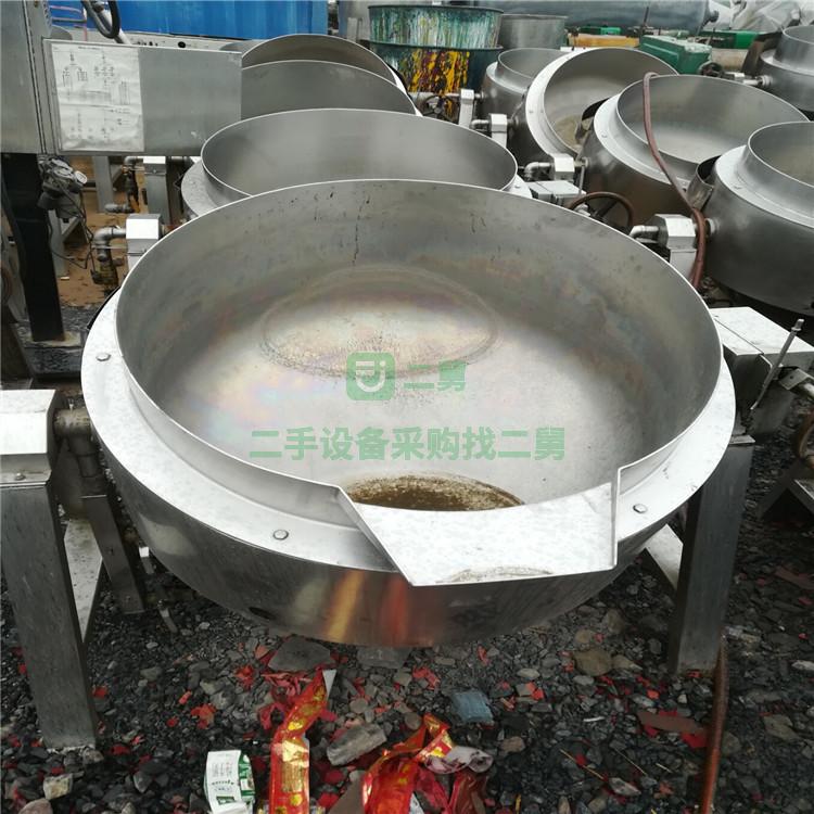 現貨出售二手夾層鍋 600L電加熱夾層鍋 蒸汽加熱夾層鍋帶攪拌