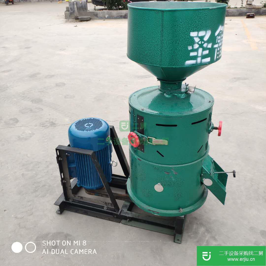 出售二手的SL ZS-200-小米谷子五谷雜糧脫皮機 蕎麥脫殼碾米機