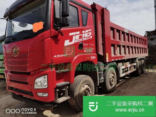 轉讓19年解放自卸車 前四后八 國五 8.6米 430馬力