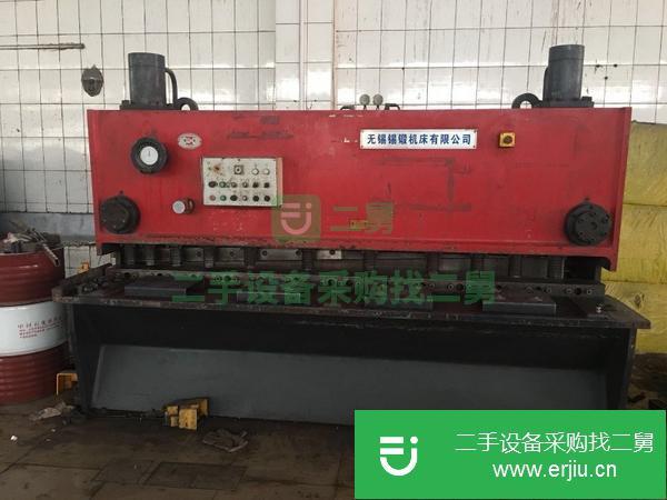 轉(zhuǎn)讓無錫錫鍛8x2500mm閘式剪板折彎?rùn)C(jī)切割二手