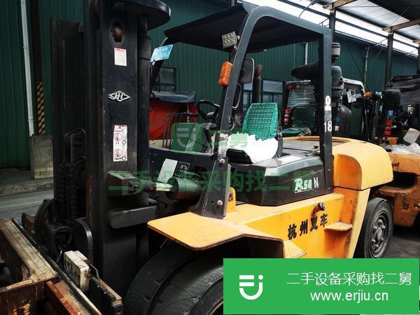 轉(zhuǎn)讓二手杭叉八成新 5噸叉車