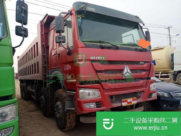轉讓急售19年豪沃自卸車 前四后八 國五 8.2米 380馬力