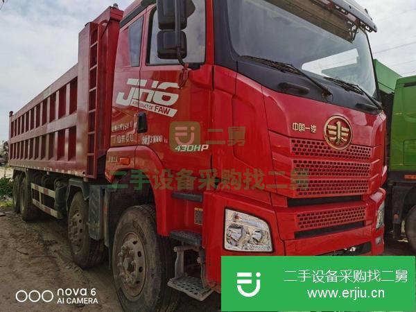 轉讓19年解放自卸車 前四后八 國五 8.6米 430馬力