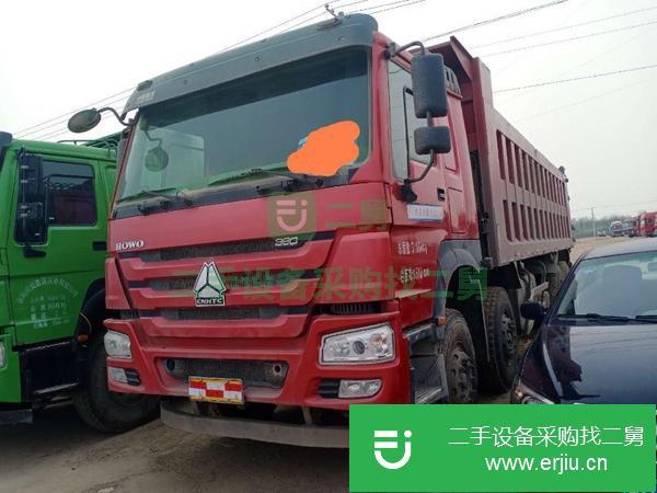 轉讓急售19年豪沃自卸車 前四后八 國五 8.2米 380馬力
