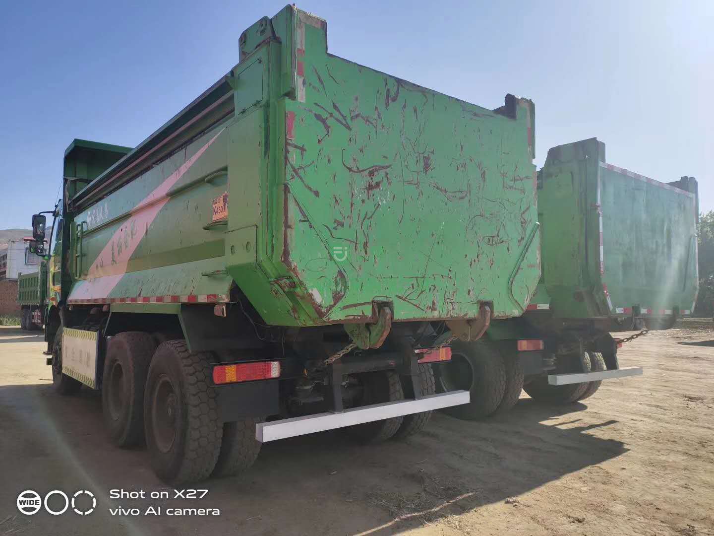 出售5.8米的貨箱18年解放J6P自卸車