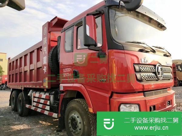 出售二手九成新天然氣德龍x3000自卸車