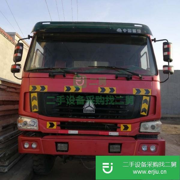 出售二手九成新的豪沃后八輪自卸車