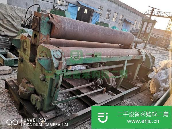 現貨出售二手實心閑置W11-25*2500對稱式機械自動卷板機