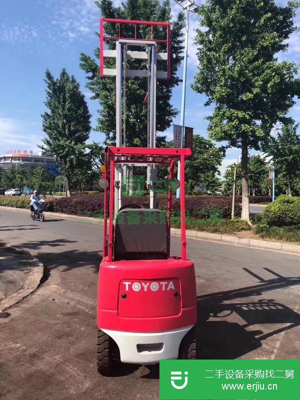 轉讓站立式進口堆高叉車 豐田1噸二手叉車