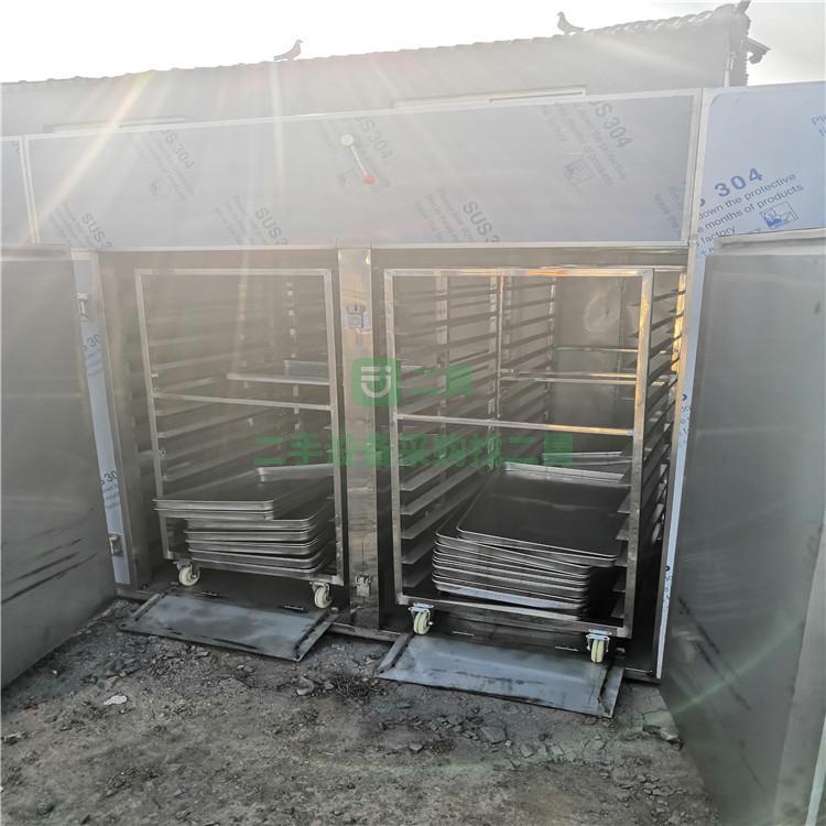 出售二手不銹鋼熱風爐循環(huán)烘箱 四門八車 二手二門四車烘箱