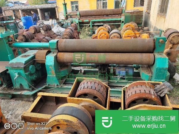 現貨出售二手實心W11-22*2000對稱式機械自動卷板機