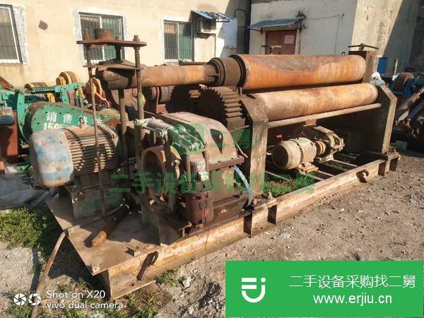 轉讓出售二手實心圓鋼W11-25*2000機械自動卷板機一臺
