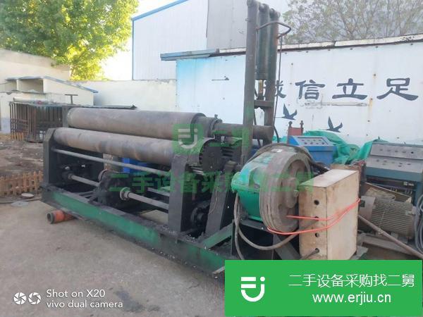轉讓出售二手實心閑置W11-20*2500機械自動卷板機一臺接電可用
