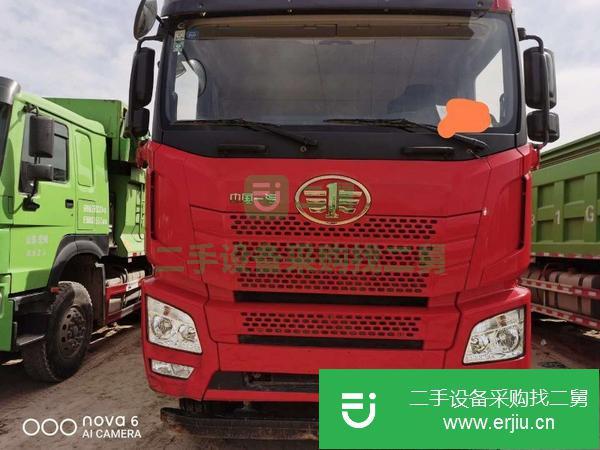 轉讓19年解放自卸車 前四后八  8.6米 430馬力