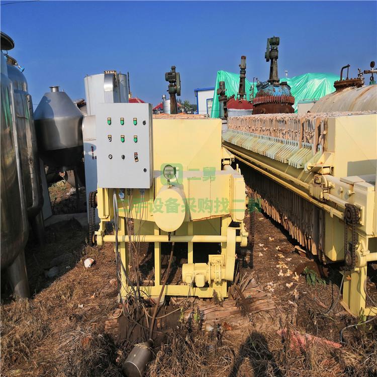 出售二手壓濾機 二手京津200平方壓濾機 板框式 隔膜式壓濾機