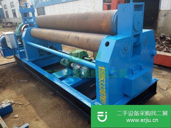 出售二手實心國標W11-20*2500機械自動卷板機一臺