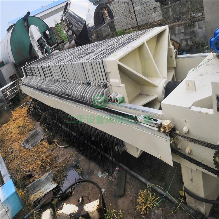 出售二手壓濾機 二手京津200平方壓濾機 板框式 隔膜式壓濾機