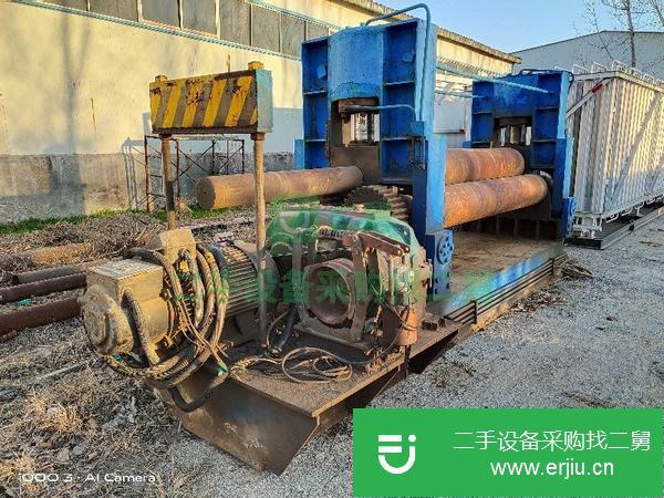 現貨出售二手實心閑置W11-30*2500液壓對稱式全自動卷板機