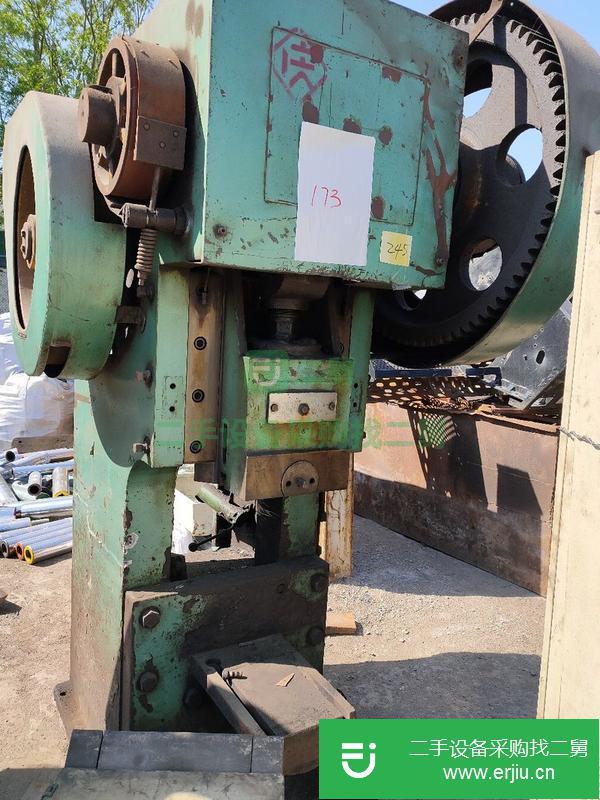 轉讓出售處理二手100T63T柱形工作臺后背輪沖床壓力機