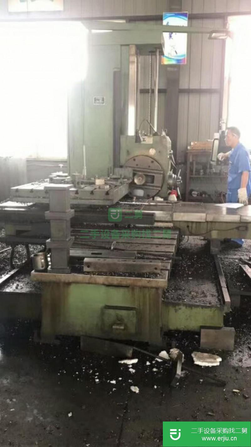 出售二手八成新臥式鏜銑床。