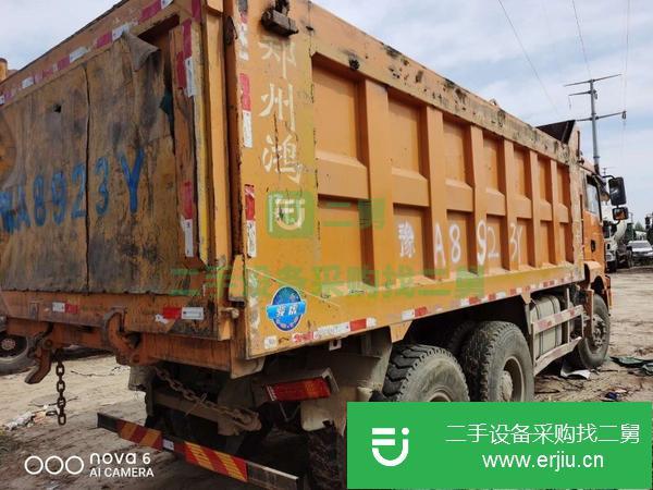 轉讓二手的18年德龍自卸車 后八輪 國五 5.8米 350馬力
